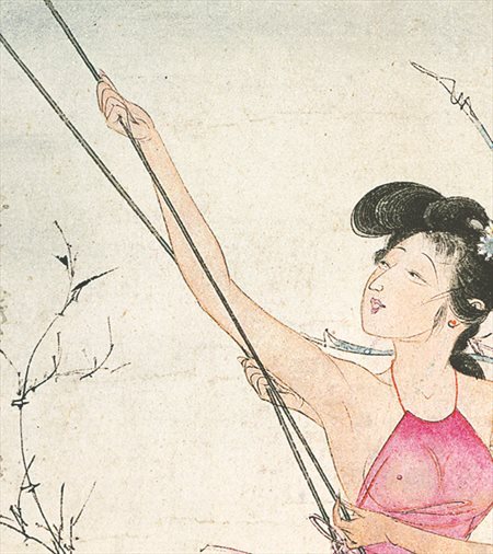 卫滨-胡也佛的仕女画和最知名的金瓶梅秘戏图